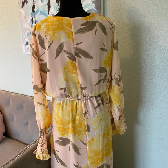 Halogen watercolor floral midi dress - Picture 6 of 16